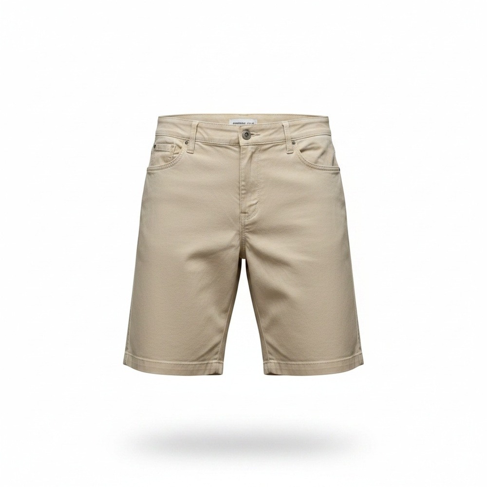 American Eagle Women's Trouser Bermuda Shorts Size 2 Beige High Rise Stretch NWT